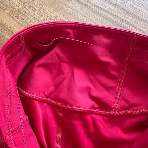 Lululemon x Ironman 7/8 Running Tights - Size S - Red - Picture 5 of 6
